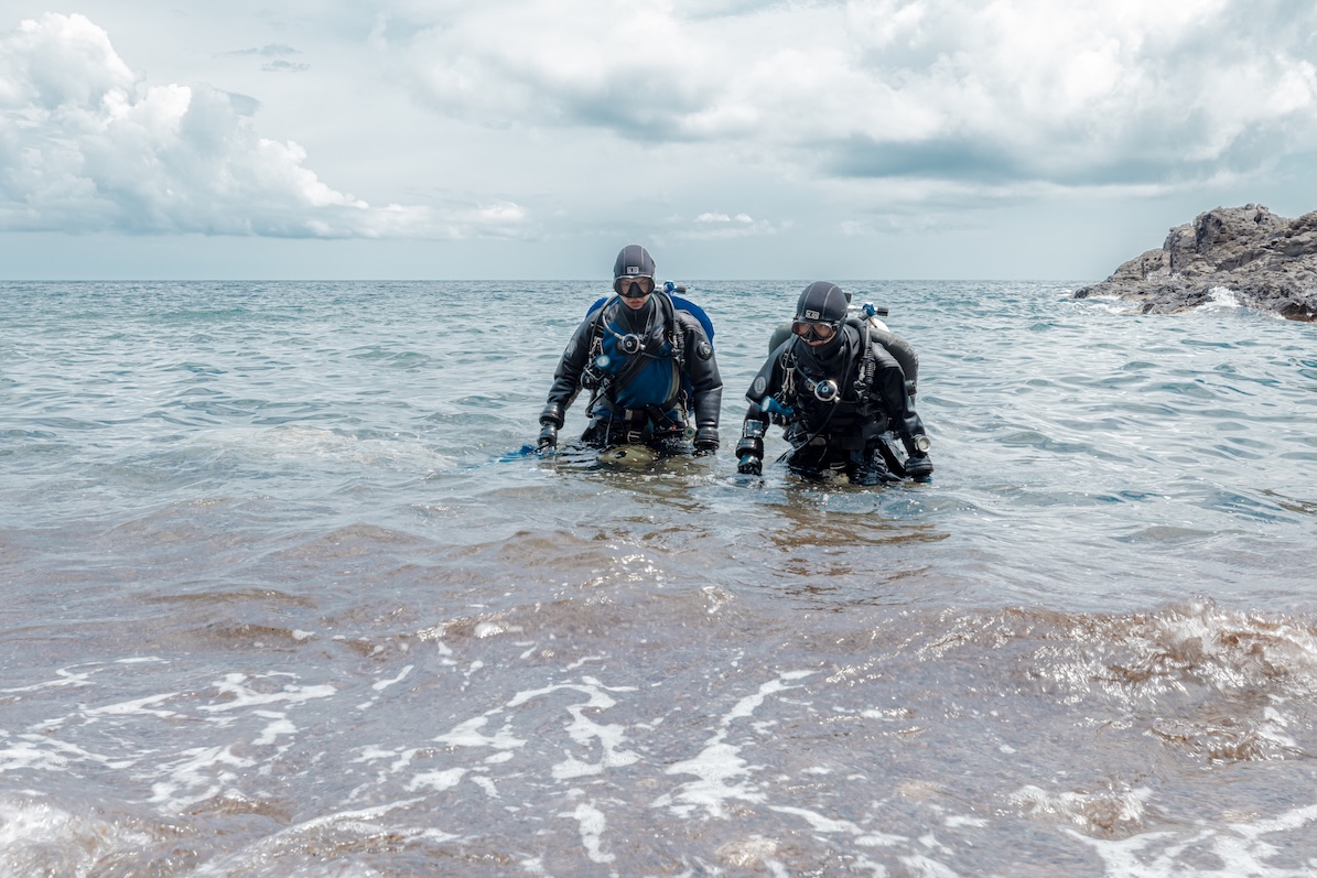 A Mars Scuba diver underwater (photo: Imad Farhat)